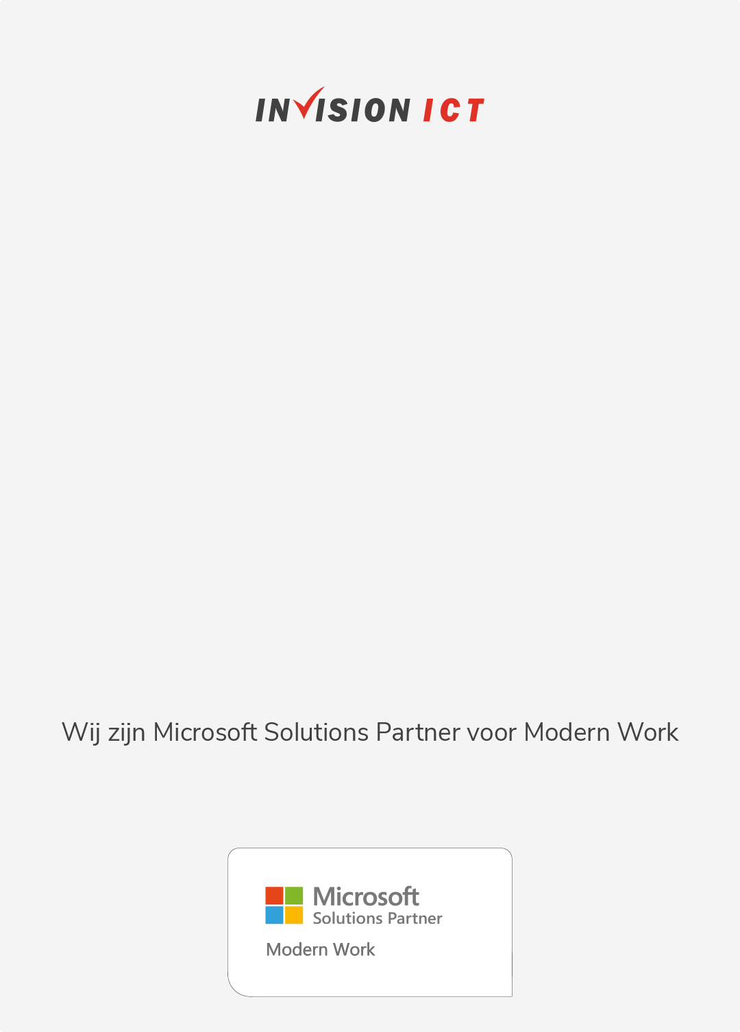 Microsoft Solutions Partner Modern Work