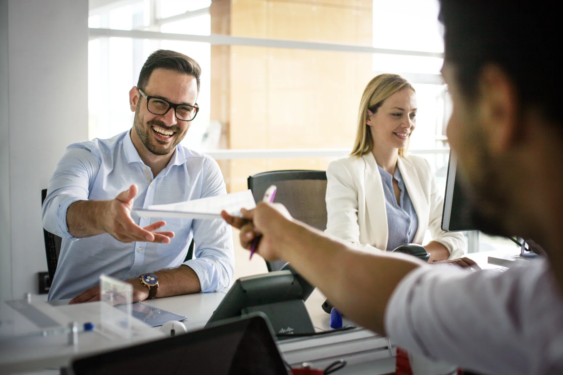 business people working .business people together in office.